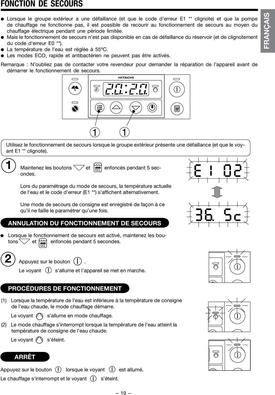 Pompe a chaleur airwell code erreur