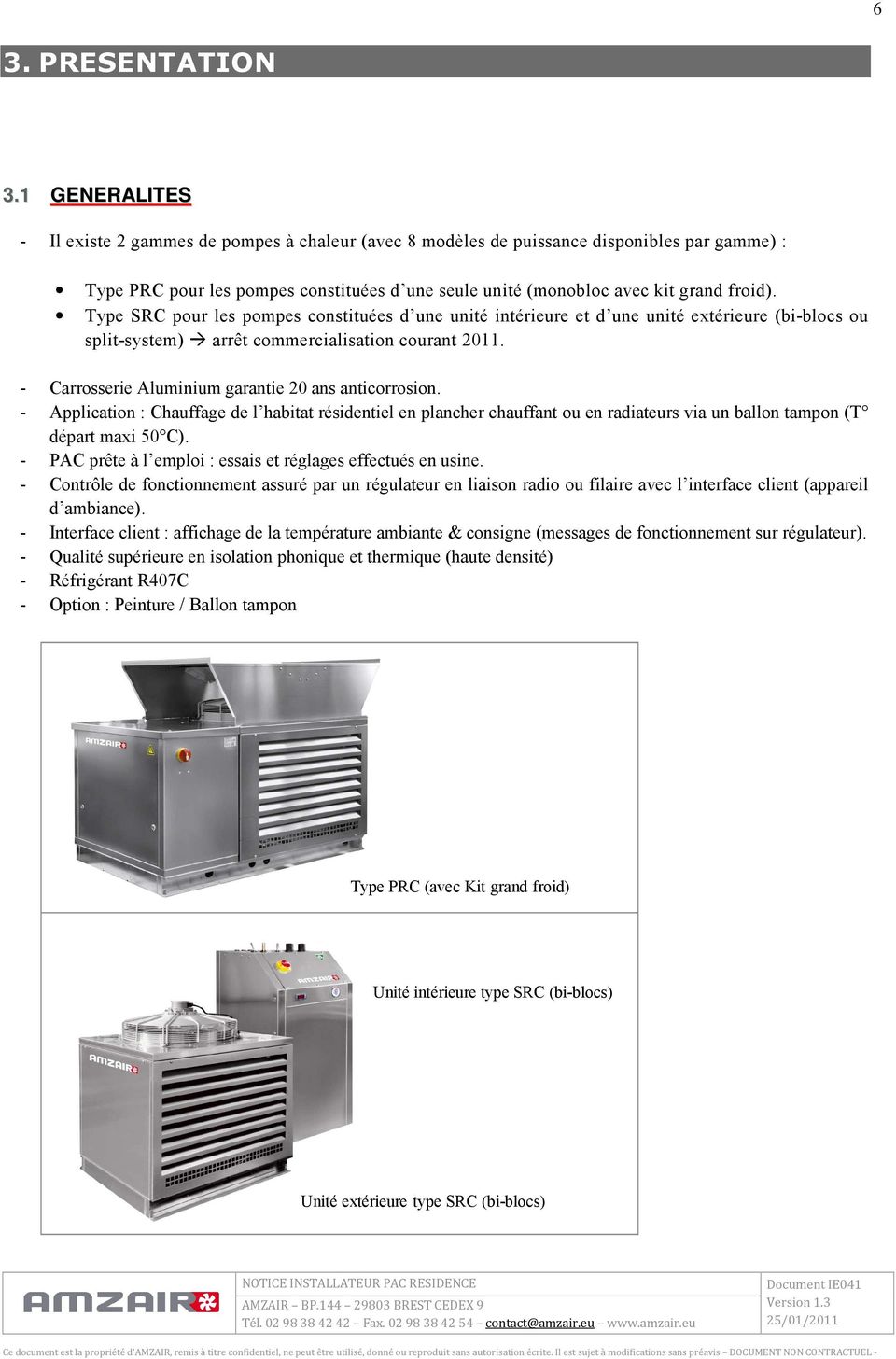 Ventilateur pompe a chaleur amzair