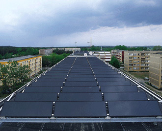Panneau solaire avec pompe a chaleur