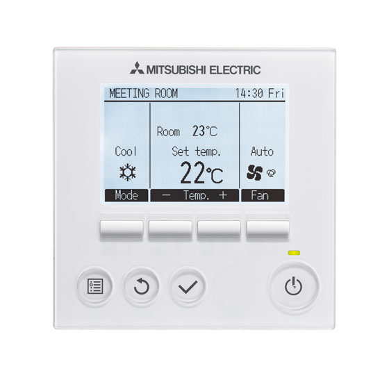 Thermostat pompe a chaleur mitsubishi