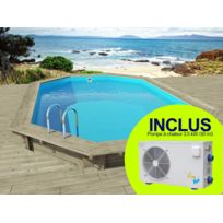 Piscine hors sol acier avec pompe a chaleur