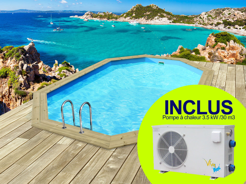 Piscine bo avec pompe à chaleur