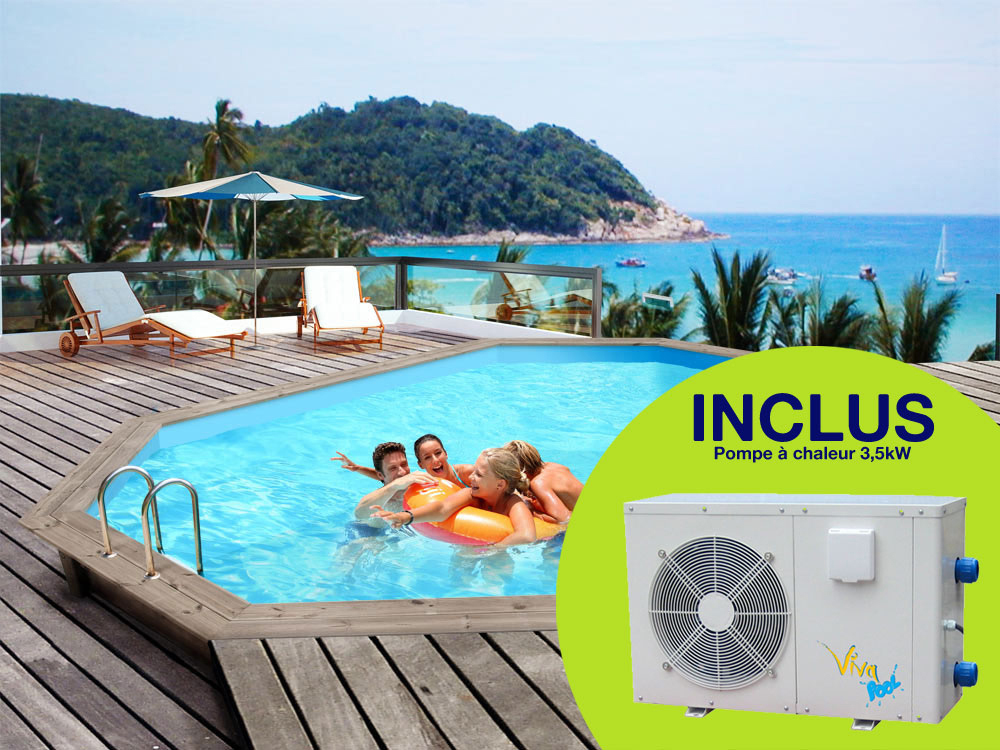 Piscine avec pompe à chaleur
