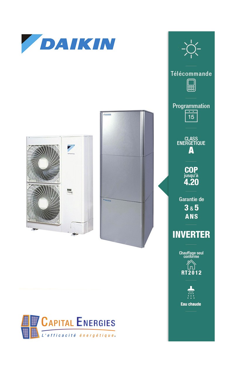 Pompe a chaleur daikin 3 split