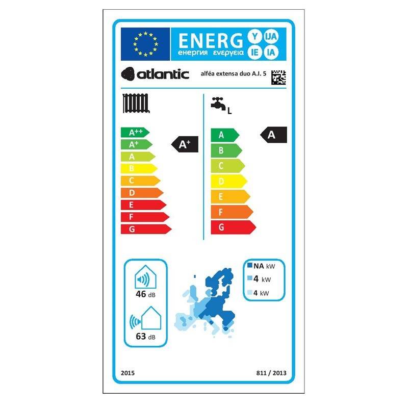 Pompe a chaleur air eau atlantic 5kw