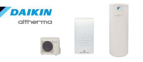 Pompe a chaleur daikin air-eau chauffage rafraichissement