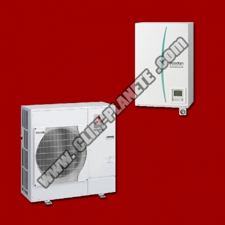 Pompe a chaleur mitsubishi inverter air eau