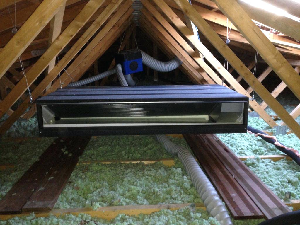 Pompe a chaleur air air gainable mitsubishi