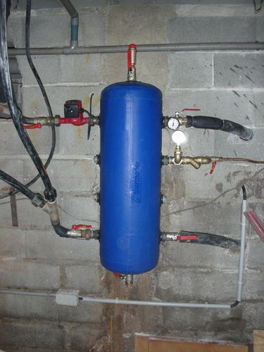 Pompe a chaleur air eau ballon tampon