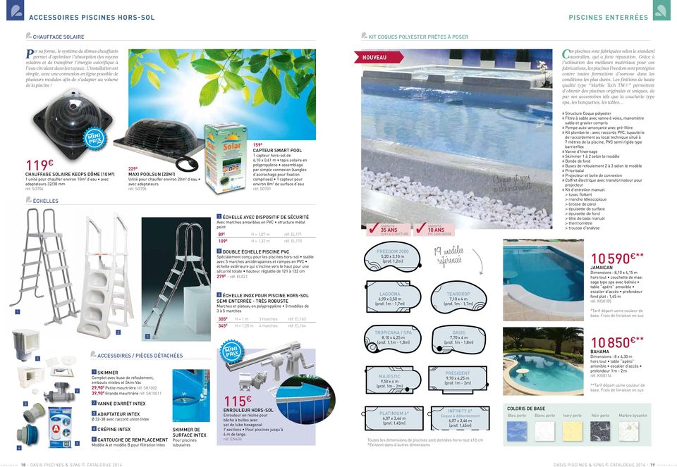 Pompe a chaleur piscine oasis silencio