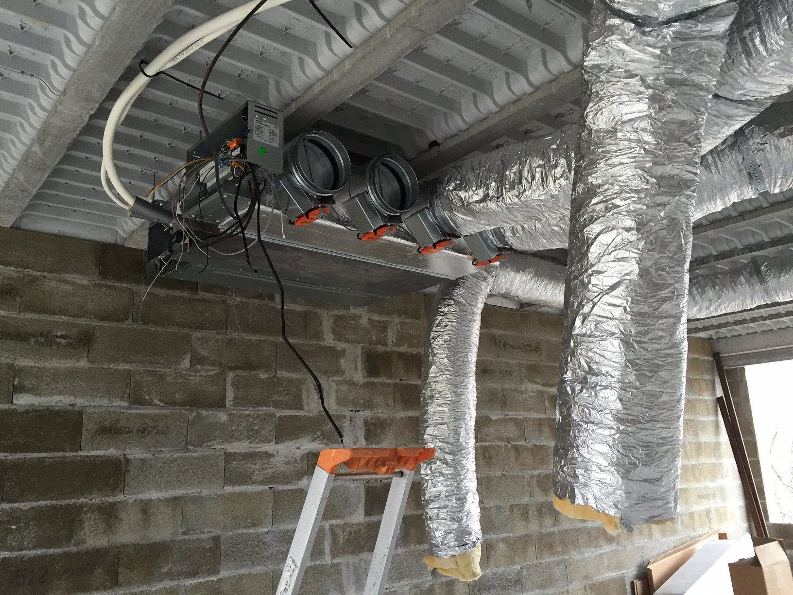 Pompe a chaleur plafond