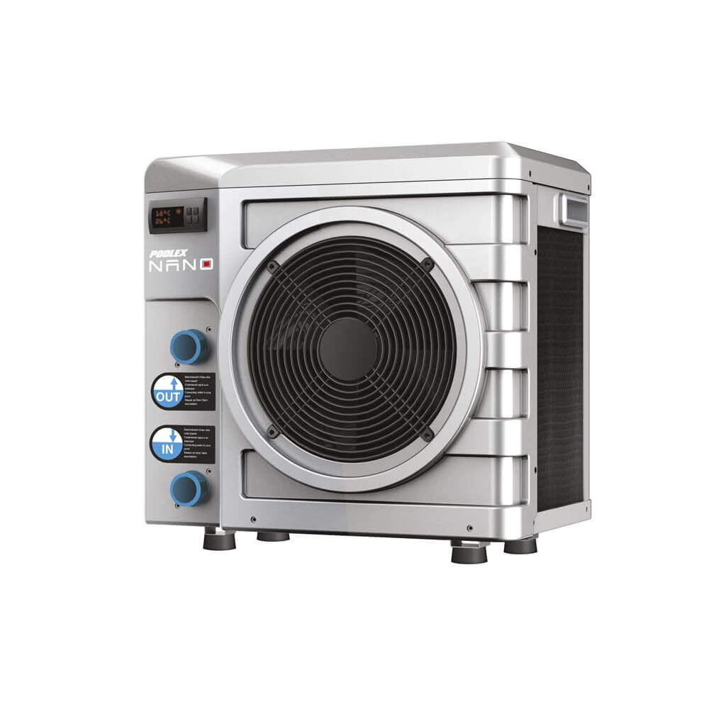 Pompe à chaleur pour piscine poolex pc-nano-10sl, 2800 w
