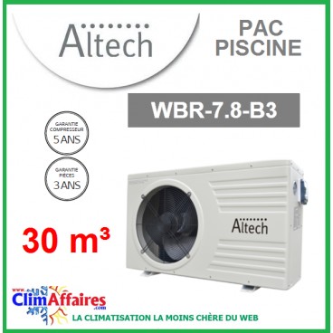 Pompe a chaleur pour piscine 30 m3