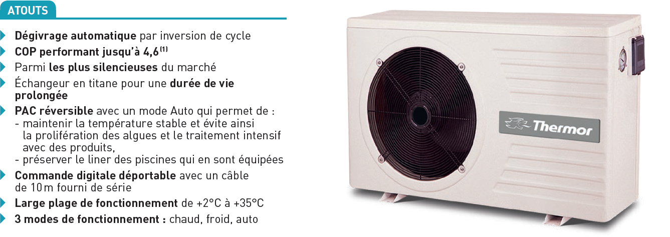 Pompe a chaleur thermor aeromax 8