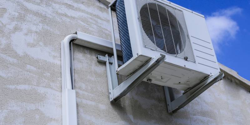 Pied pour pompe a chaleur