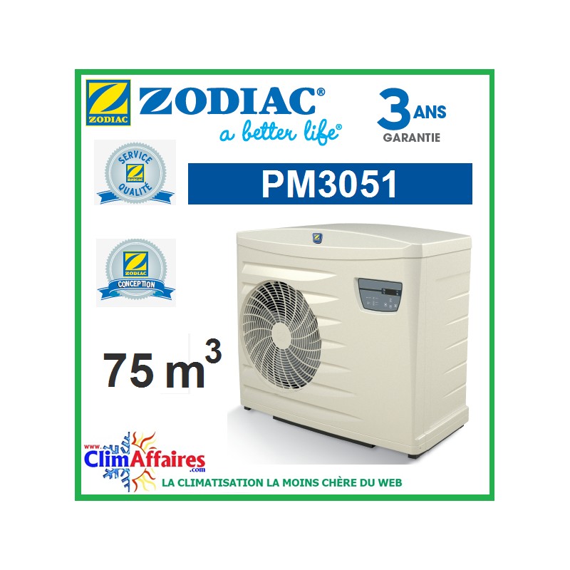 Pompe à chaleur piscine mono 75