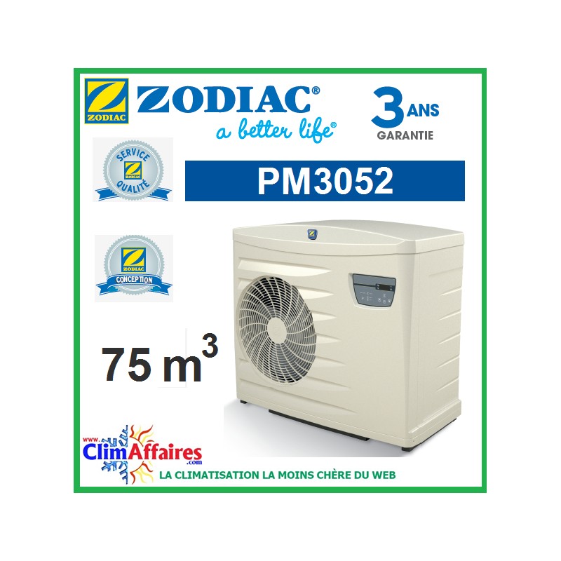 Pompe a chaleur piscine zodiac clim