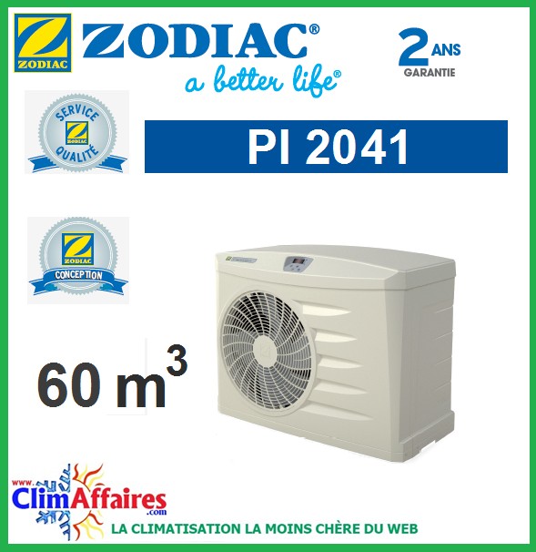 Pompe a chaleur piscine 60 m3