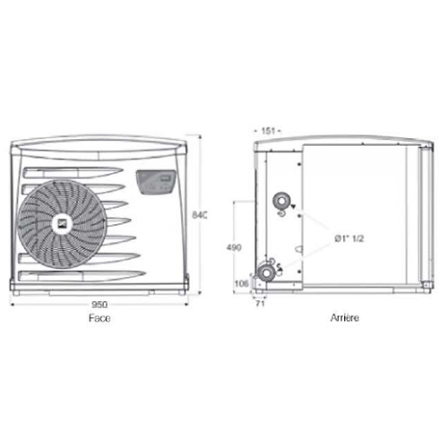 Pompe a chaleur zodiac power first premium 11