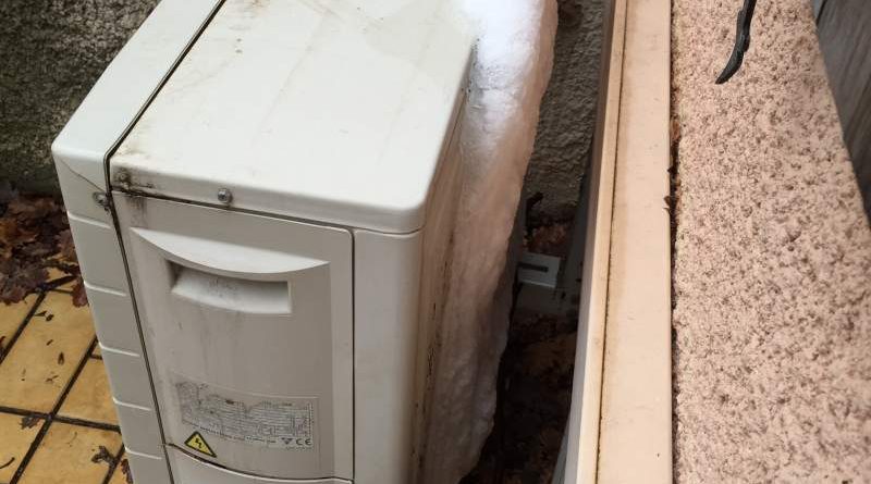 Pompe a chaleur air eau qui givre