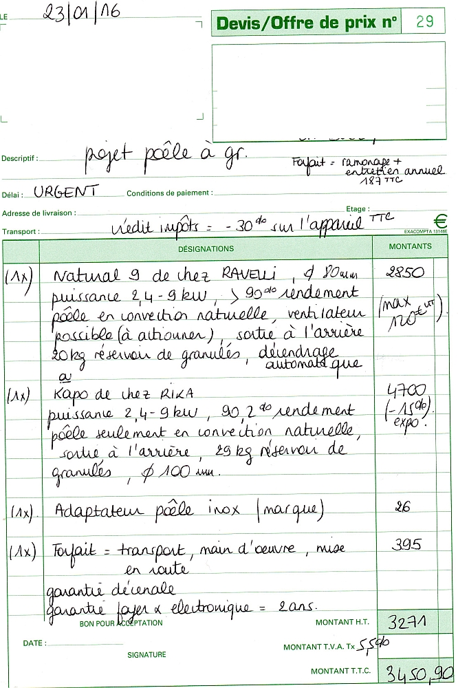 Comparatif pompe a chaleur poele a granule