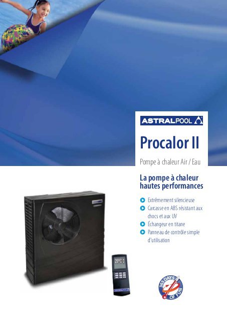 Pompe a chaleur astralpool pro calor 2