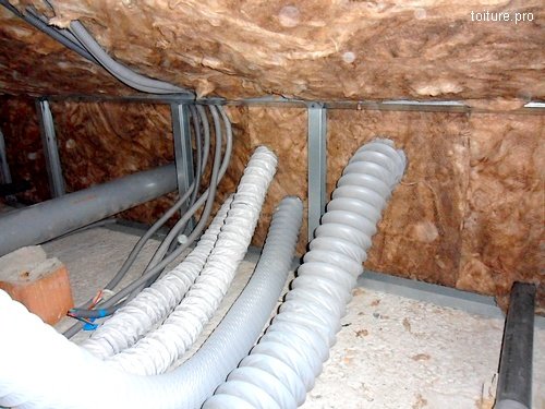 Pompe a chaleur sous les toits