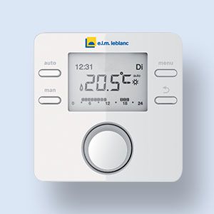 Thermostat d ambiance sans fil pour pompe a chaleur