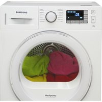 Samsung - 8kg pompe a chaleur - dv80f5e5hgw
