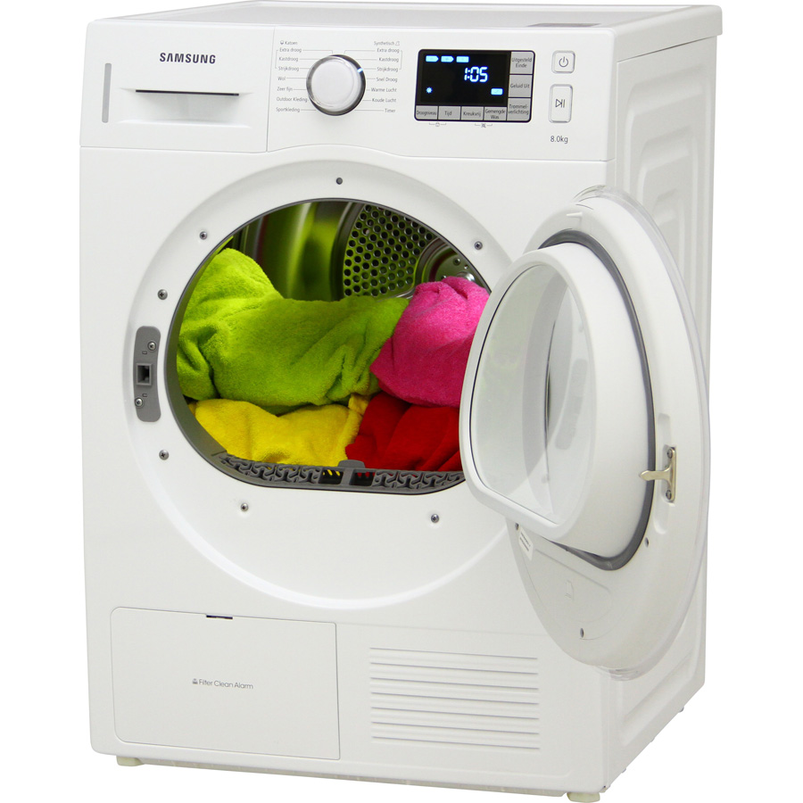 Seche linge pompe a chaleur samsung dv80f5e5hgw