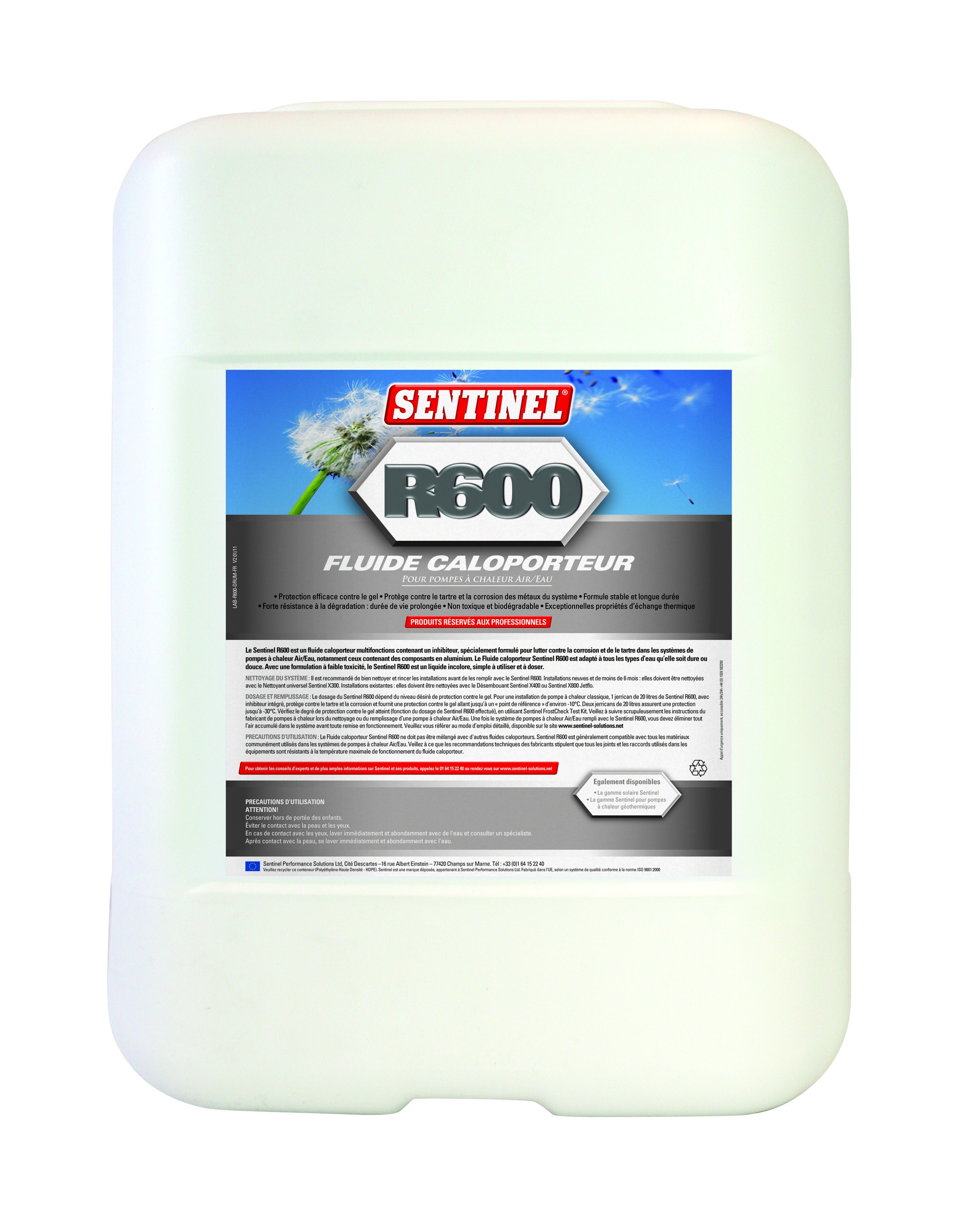 Protection gel pompe a chaleur