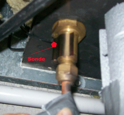 Defaut de sonde de degivrage pompe a chaleur