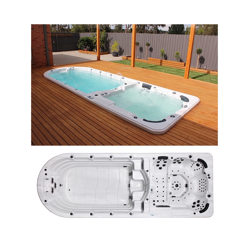 Spa de nage avec pompe a chaleur