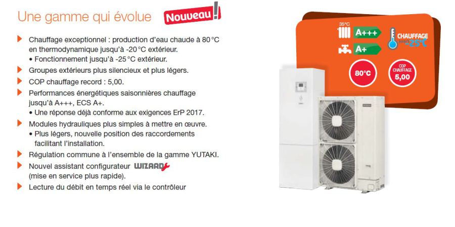 Pompe a chaleur haute temperature hitachi