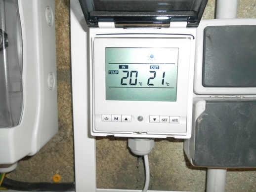 Commande pompe a chaleur piscine