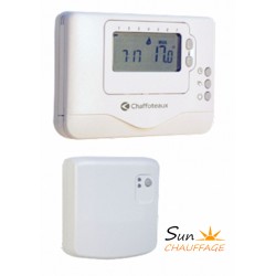 Thermostat d'ambiance sans fil pompe a chaleur