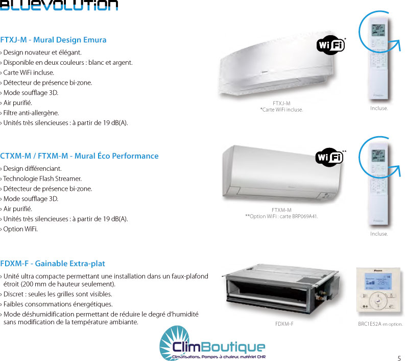 Pompe a chaleur daikin wifi