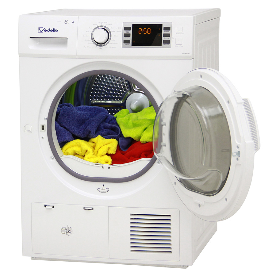 Vedette vsf57h2ds - sèche-linge - 7 kg - pompe à chaleur