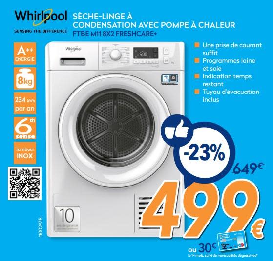 Seche linge condensation pompe a chaleur difference